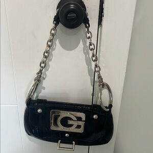 Guess Black Chain Shoulder Bag